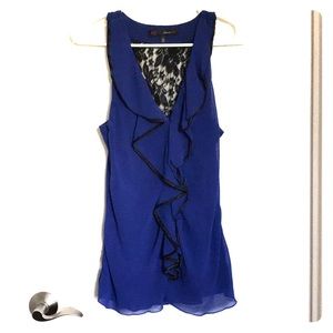 Royal Blue Sleeveless Shirt